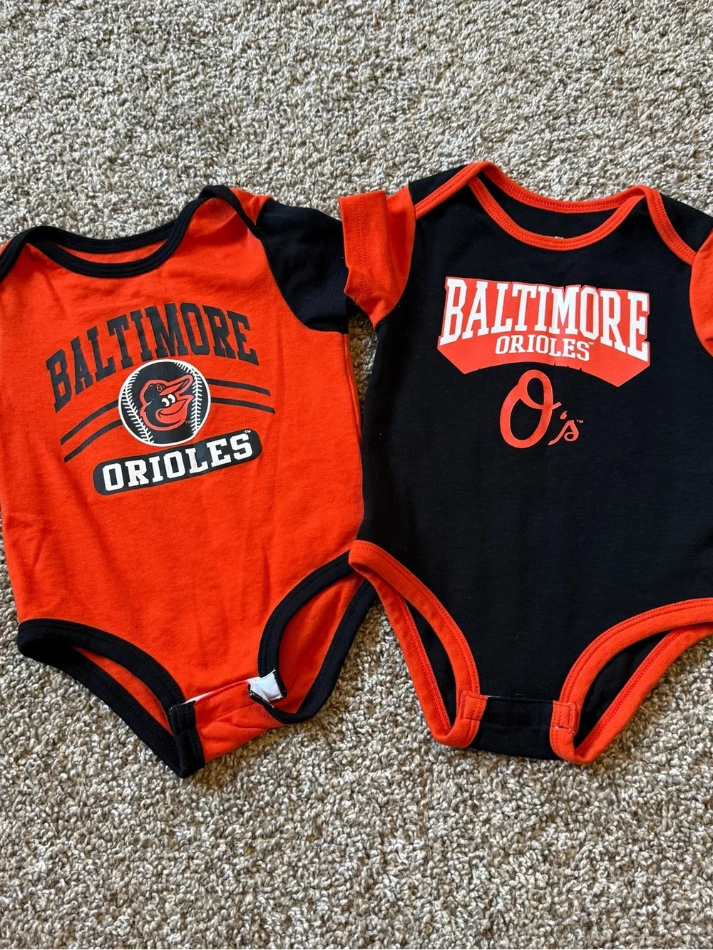 Baltimore Orioles Onesies